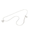 Dior Brass and Strass CD Logo Pendant Necklace Secondhand