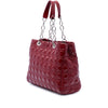 Dior Large Patent Cannage Lady Dior Soft Shopping Tote Secondhand
