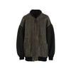 Secondhand Leather Bomber Jacket - '90s