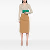 Saint Laurent Smooth Leather Cassandre Clutch Secondhand