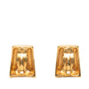 Chanel CC Gold Plated Clip On Earrings Secondhand