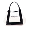 Balenciaga Canvas Navy Cabas Tote S Secondhand
