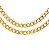 Secondhand Chanel Gold Plated Double Strand Link Chain Necklace