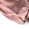 Fendi Sequin and Crystal Embellished Suede Oyster Shoulder Bag Secondhand