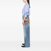 Burberry Haymarket Check Coated Canvas Lorne Bucket Bag Secondhand