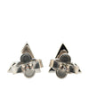 Louis Vuitton Silver Plated Essential V Stud Earrings Secondhand