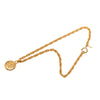 Secondhand Chanel CC Gold Plated Medallion Sunburst Pendant Necklace