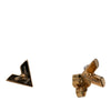 Louis Vuitton Gold Plated Essential V Stud Earrings Secondhand