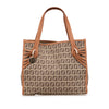 Fendi Zucchino Canvas Handbag Secondhand