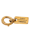 Chanel Gold Plated Rue Cambon Tag Brooch Secondhand