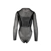 Secondhand Semi-sheer Leotard With Sequins - '90s