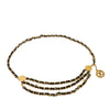 Secondhand Chanel Gold Plated CC Medallion Leather Woven Chain Belt