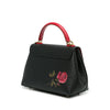 Dolce & Gabbana Calfskin Roses Print Lucia Satchel Secondhand