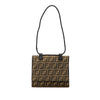 Fendi Zucca Canvas Shoulder Bag Secondhand