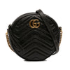 Gucci Mini GG Marmont Matelasse Calfskin Round Crossbody Secondhand