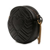 Gucci Mini GG Marmont Matelasse Calfskin Round Crossbody Secondhand
