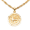 Secondhand Chanel CC Gold Plated Centaur Medallion Pendant Necklace