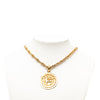 Secondhand Chanel CC Gold Plated Centaur Medallion Pendant Necklace
