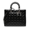 Secondhand Dior Large Patent Cannage Lady Dior