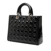 Secondhand Dior Large Patent Cannage Lady Dior