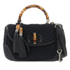 Gucci Large GG Neoprene New Bamboo Top Handle Bag Secondhand