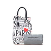 Balenciaga Mini Calfskin Bonjour Paris Shopping Phone Holder Secondhand
