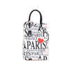 Balenciaga Mini Calfskin Bonjour Paris Shopping Phone Holder Secondhand