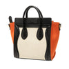Celine Nano Tricolor Canvas and Leather Luggage Tote Secondhand
