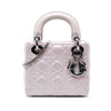 Dior Mini Metallic Lambskin Cannage Lady Dior Secondhand