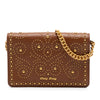 Miu Miu Studded Goatskin Madras Lux Wallet On Chain Secondhand