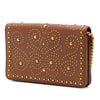 Miu Miu Studded Goatskin Madras Lux Wallet On Chain Secondhand
