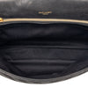 Saint Laurent Large Chevron Sheepskin Monogram College Satchel Secondhand