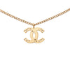 Chanel CC Gold Plated Star Cutout Pendant Necklace Secondhand