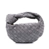 Secondhand Bottega Veneta Mini Suede Intrecciato Jodie