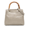 Gucci Small Calfskin Bamboo Shopper Satchel Secondhand