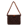 Chanel CC Quilted Suede Box Vanity Bag Secondhand