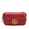 Gucci Mini GG Marmont Matelasse Leather Flap Crossbody Secondhand