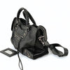 Balenciaga Le City Metallic Medium shoulder bag in black leather