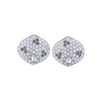 Secondhand Collection Privée Black diamond Earrings K18WG 10.6g, 2.45 ct