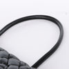 Bottega Veneta Leather Woven Rumple Desiree Shoulder Bag in Black Secondhand