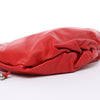 Bottega Veneta Bulb Smooth Leather Shoulder Bag in Red Secondhand