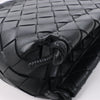 Secondhand Bottega Veneta Intrecciato Leather Shoulder bag in Black