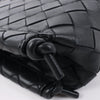 Secondhand Bottega Veneta Intrecciato Leather Shoulder bag in Black