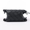 Bottega Veneta Intrecciato Leather Shoulder bag in Black Secondhand