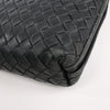 Bottega Veneta Nodini Intrecciato Leather Crossbody Bag in Black Secondhand