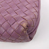 Bottega Veneta Nodini Intrecciato Leather Crossbody Bag in Purple Secondhand