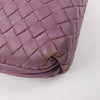 Bottega Veneta Nodini Intrecciato Leather Crossbody Bag in Purple Secondhand