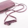 Bottega Veneta Nodini Intrecciato Leather Crossbody Bag in Purple Secondhand