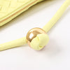 Bottega Veneta Intrecciato Medium Turns Pouch Leather Shoulder bag in Yellow Secondhand