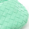 Bottega Veneta Intrecciato Mini Jodie Leather Handbag in Green Secondhand